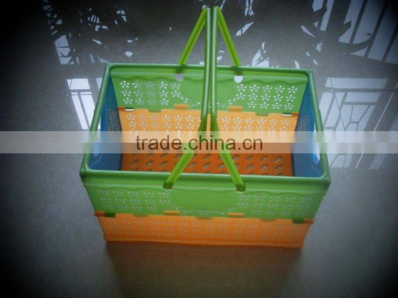 high quality cheap price food grade small plastic storage baskets/plastic organizer baskets/colorful plastic basket