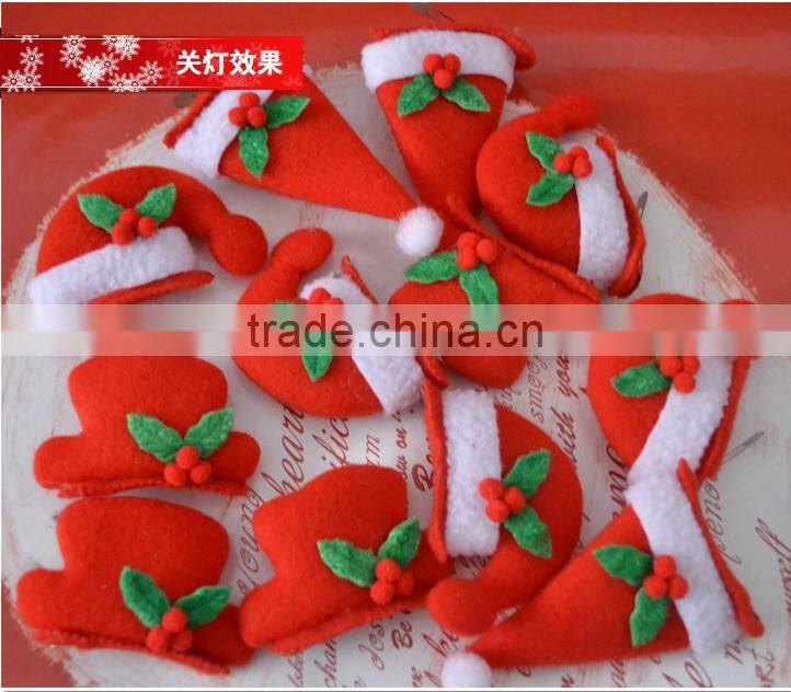 SD007 Lighted christmas wreath with lights