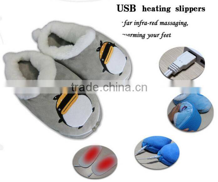 Newest Fashion Heated Slippers USB Warmer Shoes Electric USB Warm Slippers For Wholesale