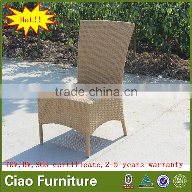 Patio Synthetic Rattan Chair Outdoor Round Wicker Chair