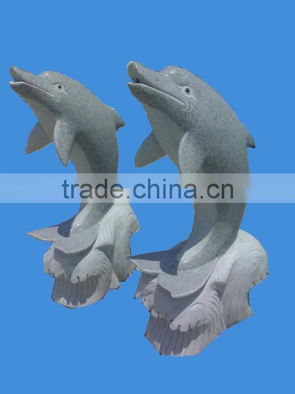 Garden Marble Dolphin Sculpture Fountains,Animal statue