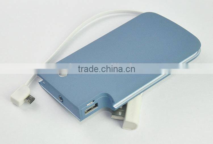 high quality super slim 5500mah external battery charger