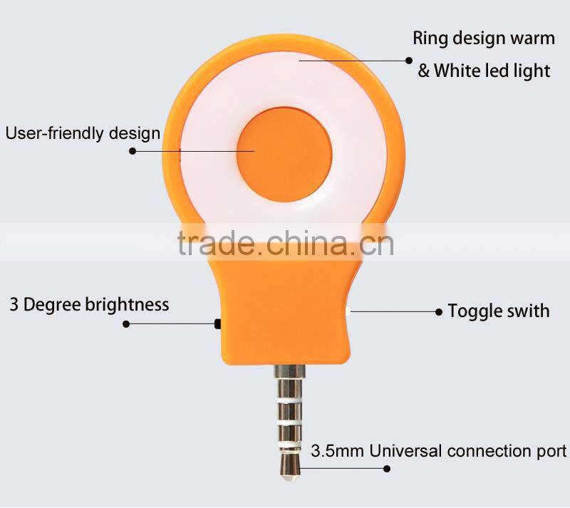 2015 NEW LED flush RK07 the more professional and sync retina flash(Retina Flash) for front camera