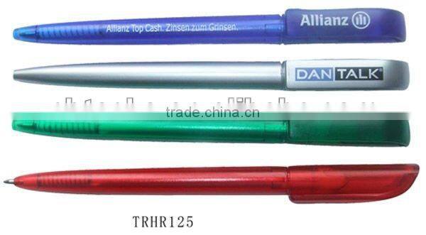 New design plastic slim ballpoint pen