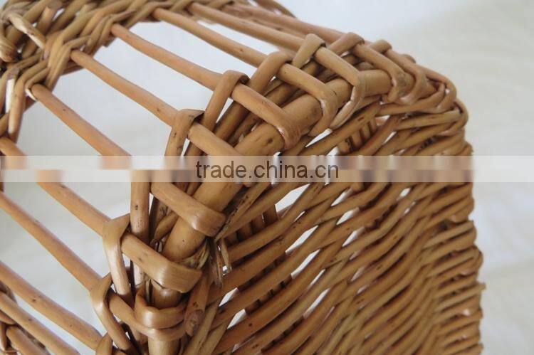Trade assurance hand woven fruit basket willow basket
