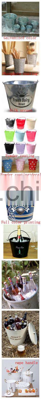 Wholesale High quality 5L color metal ice bucket