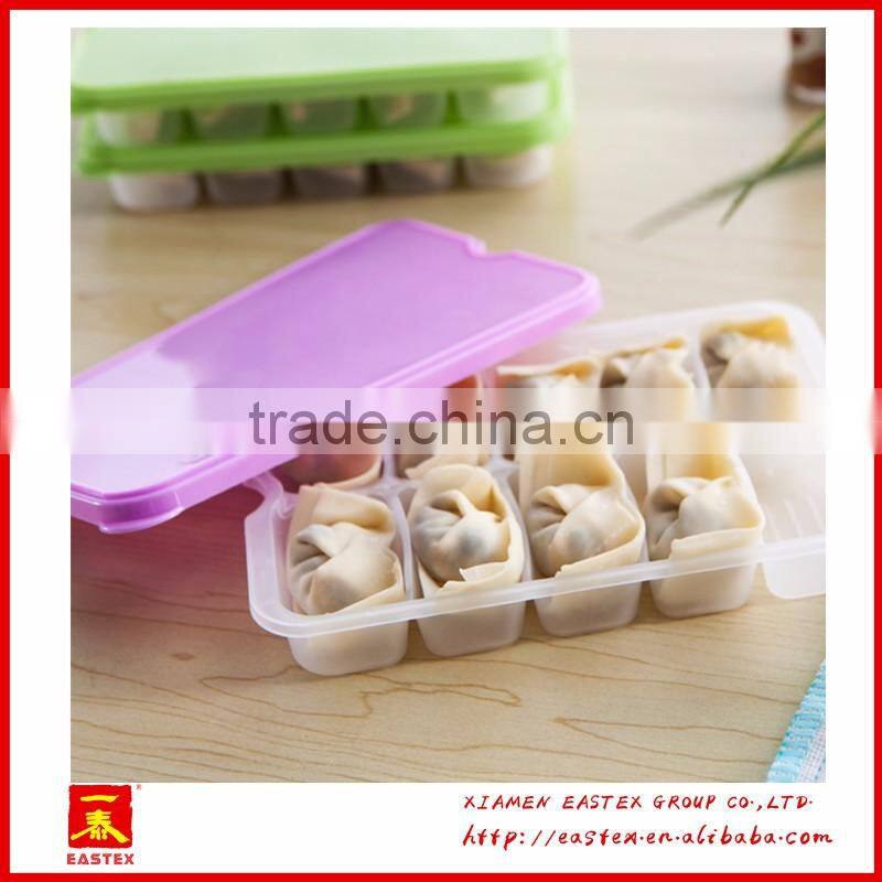 Fresh Dumpling Storage Box Reusable Food Storage Box 10 Grids