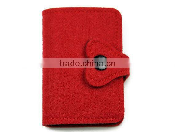 2017 new product wholesale alibaba pure wool Felt Name Card Holder made in China