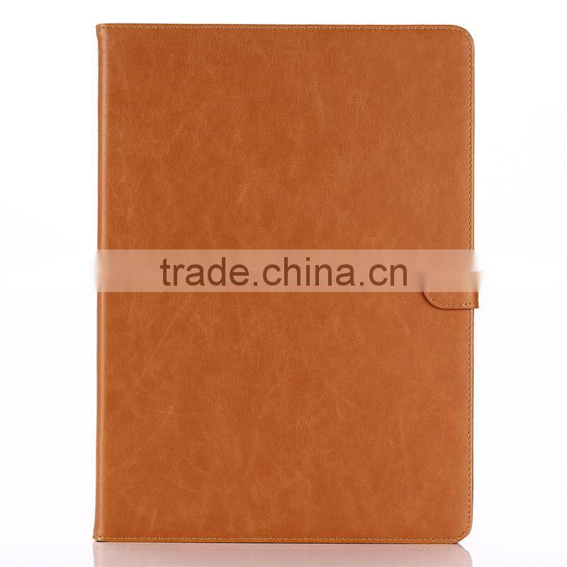High quality crazy-horse PU card bumper/pocket cell phone case for Ipad PRO