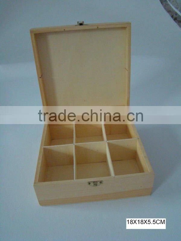 cheap wooden tea box