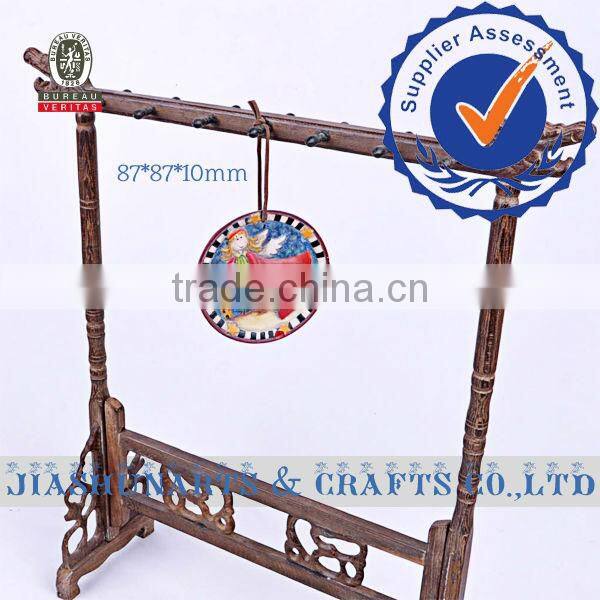 Christmas Angel Girl Ceramic Wall Deco Plates