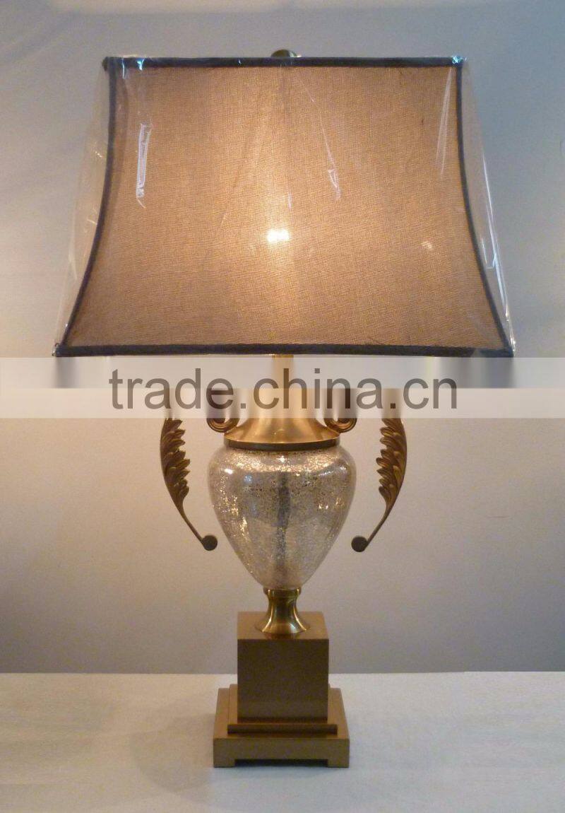 BISINI Antique Aluminum Trophy Shape Table Lamp