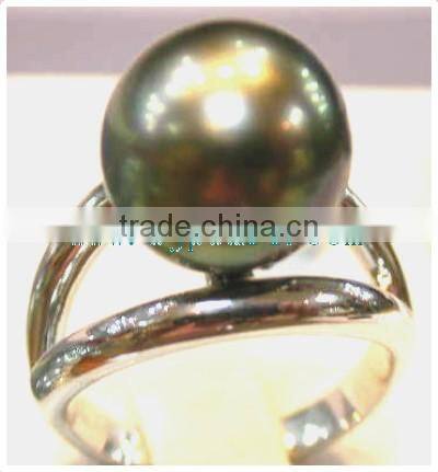 large tahitian pearl ring