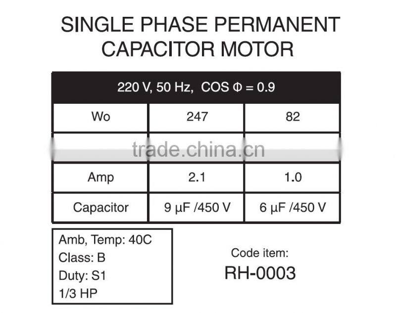 RONIX AIR COOLER MOTOR 1/2 1/3 3/4 RH-0001 RH-0003 RH-0004