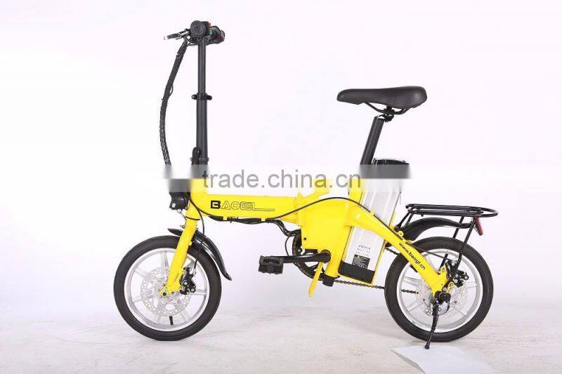48V 250W 14 inch electric mini bike folding bike for adults