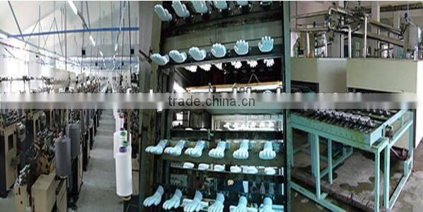 18G Ultra Light Thin Blue PU Palm Coated Warehouse Cashier Work Gloves