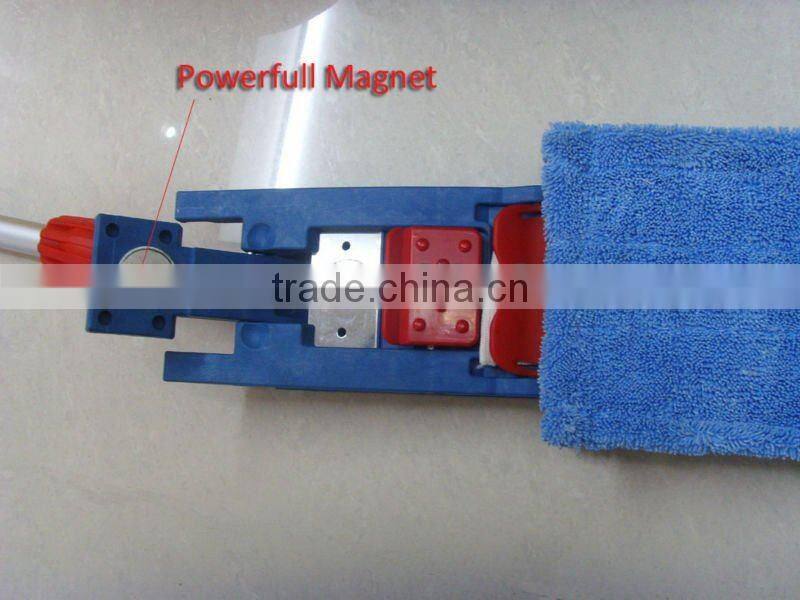 NEW microfiber industrial flat mop with MAGNET lock system