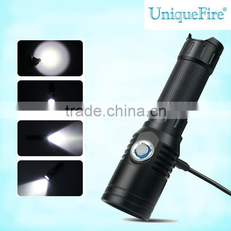 UniqueFire outdoor multifunction light camping usb mini torch
