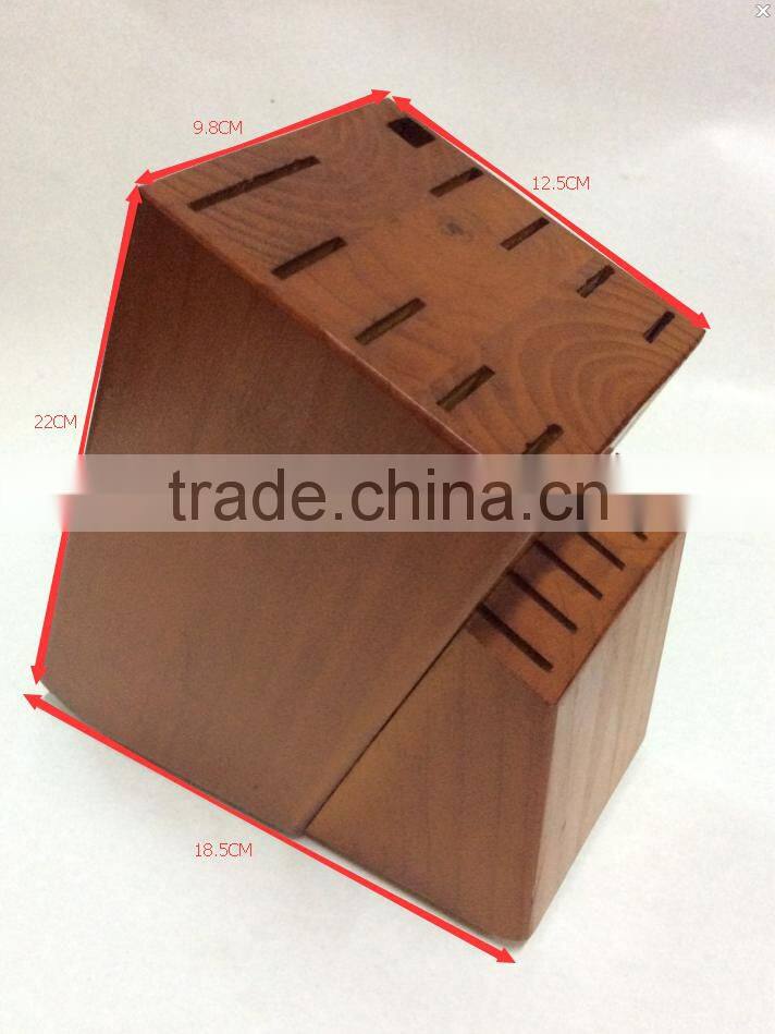 16 slots wooden knife block, knife holder,kinfe stander