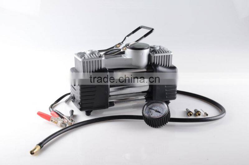 S80308 12V DC 150PSI Heavy Duty Air Compressor, Double Cylinder Air Compressor Pump