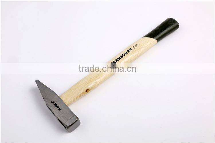 Professional Machinist hammer, fitter's hammer with wooden handle