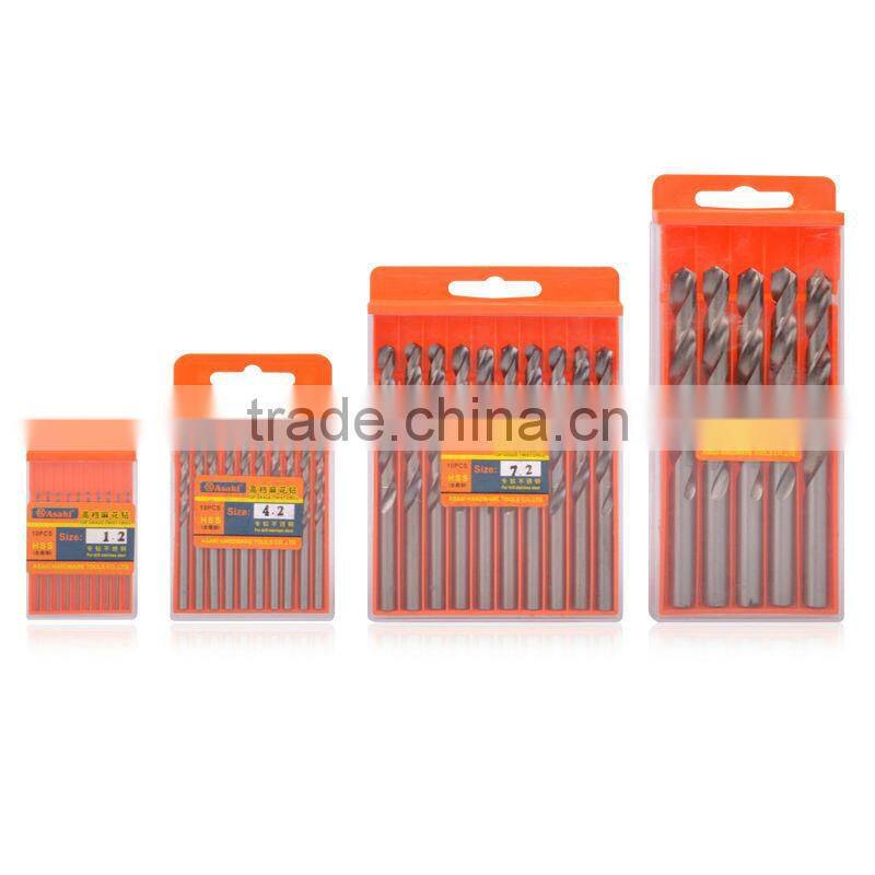 High speed steel fully ground twist drill bit