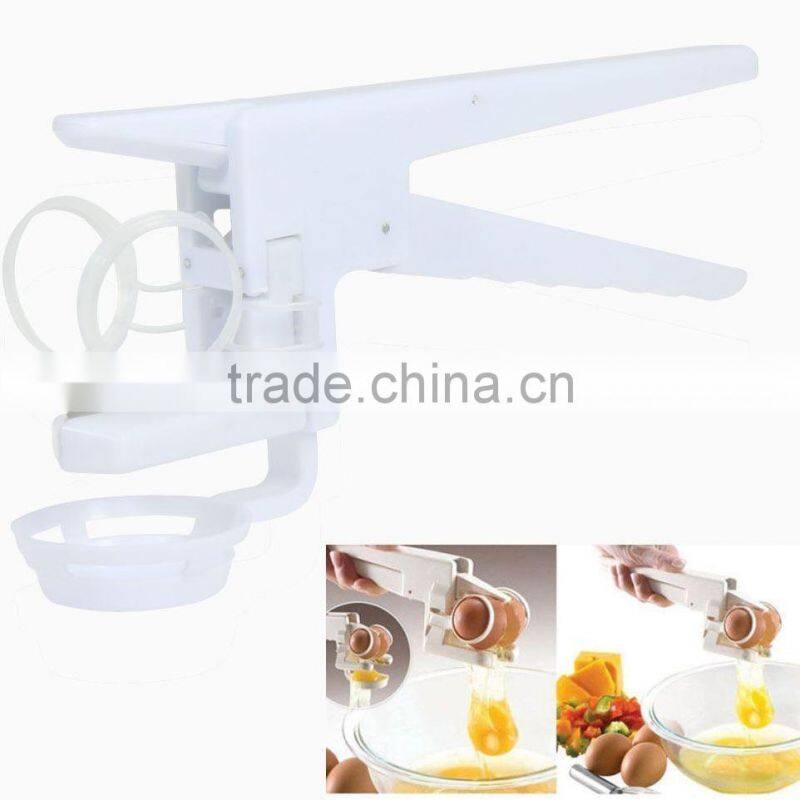 NEW EZ Egg Cracker Handheld York & White Separator As Seen On TV Kitchen Gadget