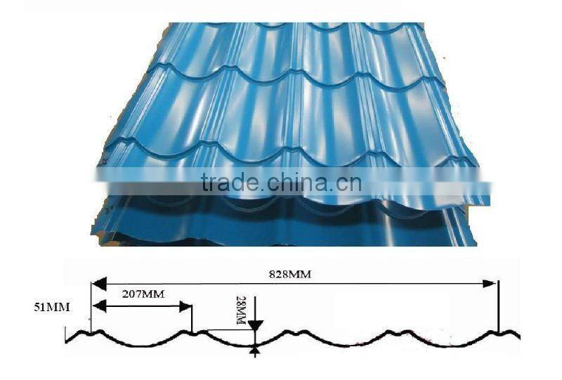 Cheap Color Coated Corrugated Roofing Sheet