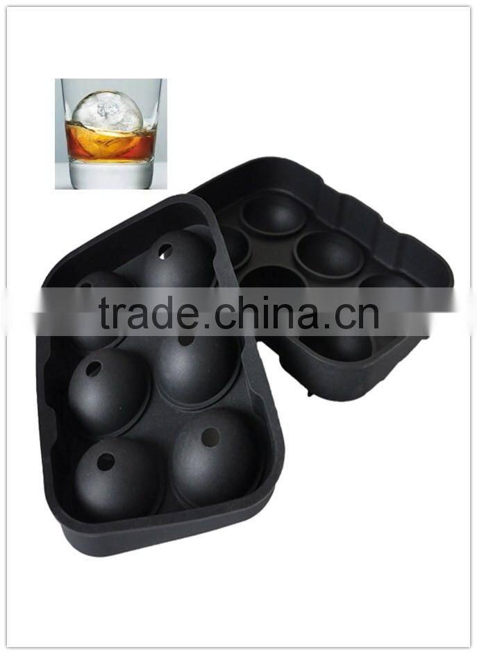 silicone ice ball tray three connect ball