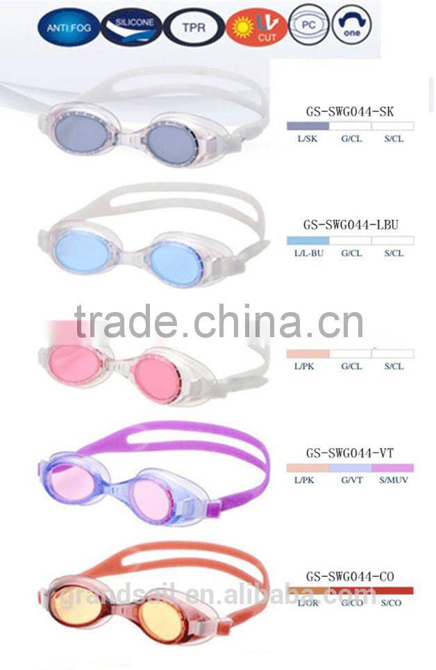 2014 New design Silicone Swimming Goggles for Adult