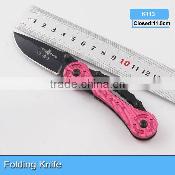 2014 Newest high quality stainless steel pocket folding knife K113