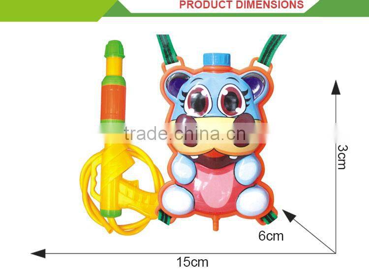 Latest toys plastic animal shape backpack professional water guns
