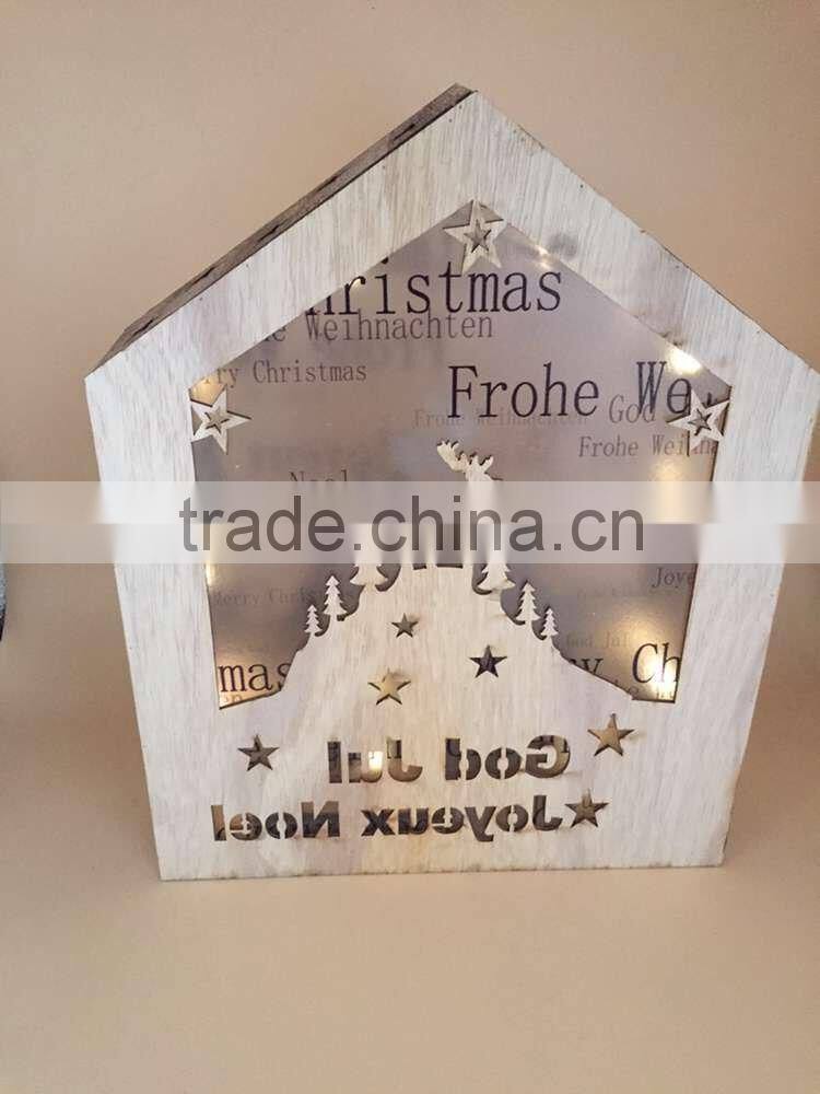 2016 custom wooden christmas light boxes