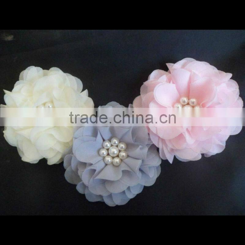 CF0452 2913 High quality wholesale girl bead flower applique for clothing