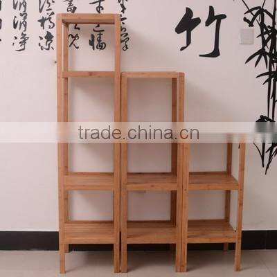 customized bamboo shelf stand, bamboo furniture rack