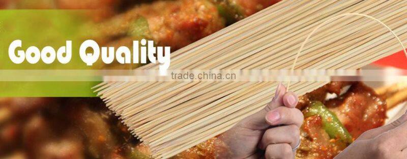 custmize size natural BBQ skewer wooden