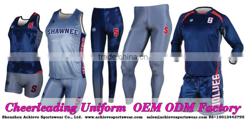 Plus size wholesale cheerleading uniforms custom