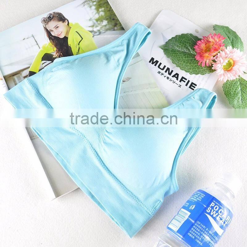 Latest design ladies sexy munafie sports bra