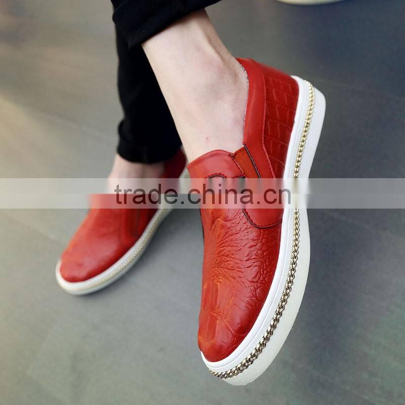 best quality top layer leather Commercial Shoes casual have sample for male, men casual shoes with leather price cheap