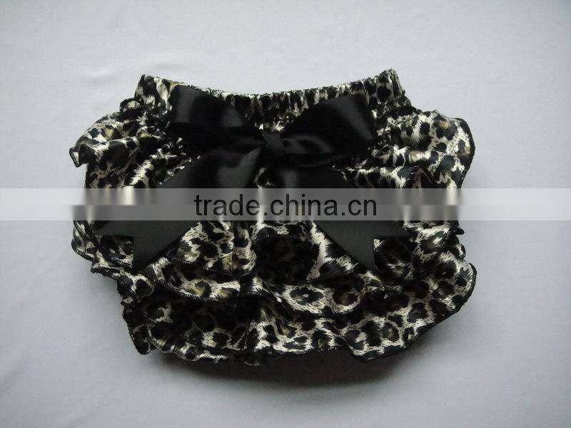 wholesale children stain underwear ruffle panties baby panties bloomer Rand baby clothes with bow