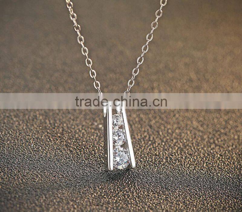 925 sterling silver jewelry necklace Tower pendant necklace for women