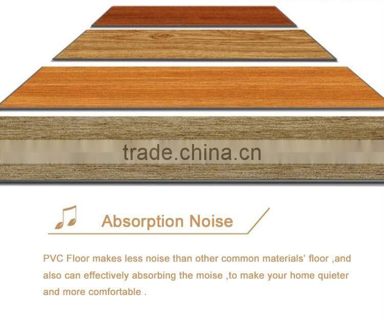 Eco-friendly click lock plastic PVC vinyl floor(PVC flooring)