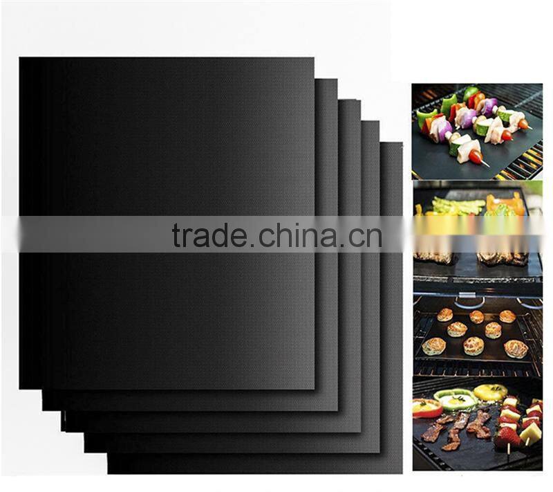 Reusable PTFE Coated Non-stick Silicone BBQ Baking Grill Sheet Mat