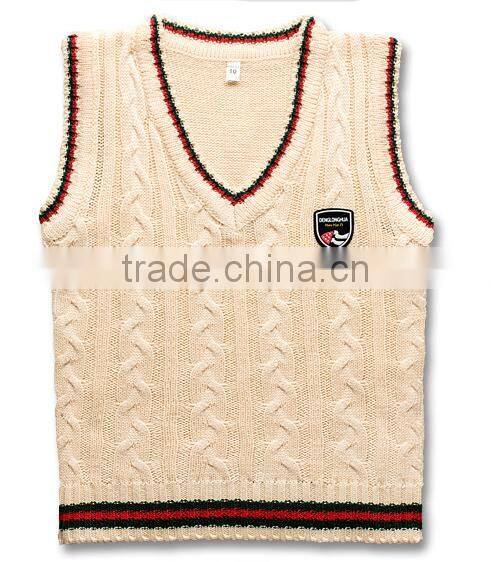 Children sweater knit vest vest waistcoat male child sweater woolen design knitted machine price sleeveless sweater
