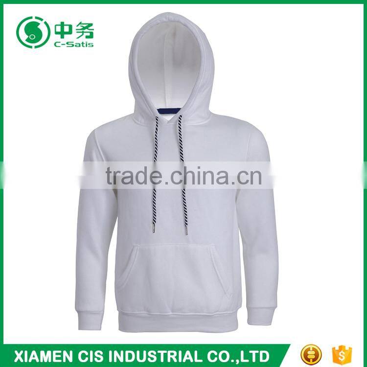 fashion long sleeve men white hoodies for sale