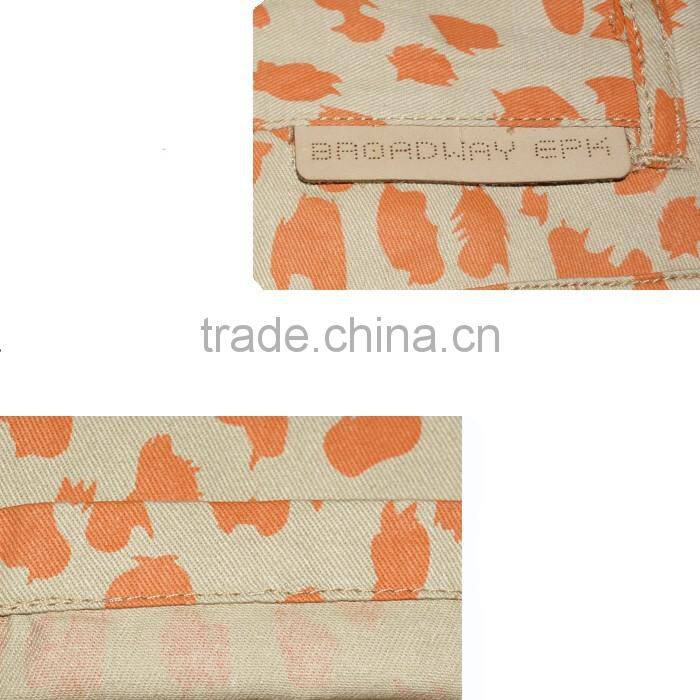 Kids Orange Long Urban Jeans