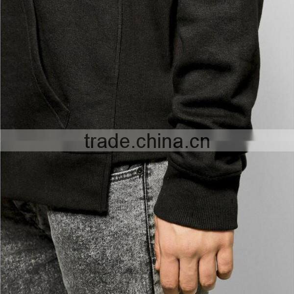 British style mens blank pullover hoodie with pocket