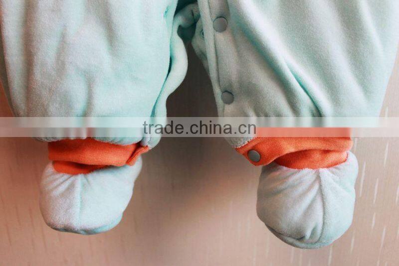 Wholesale Winter Cute Style Baby Boy Winter Coats Long Sleeve Coats 100% Cotton