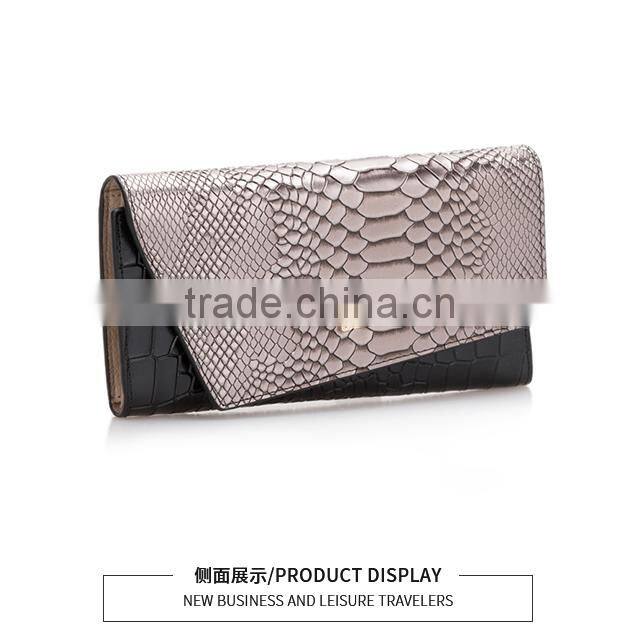 2017 New Style Lady Trend Brand Handbag Large Capacity Cowhide Bag Hand Bag Envelope Bag