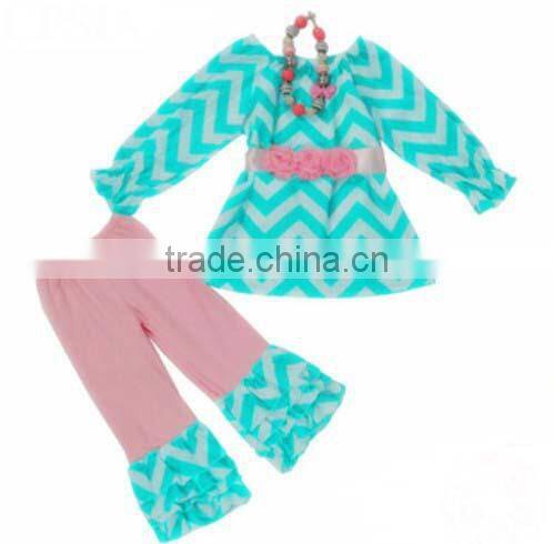 fashion popular Baby Girls chevron over hip girls skirt with bowknot Newest summer yellow zig zag for chevron chothing for Baby